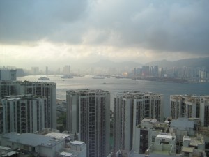 View of Hong Kong from my hotel room