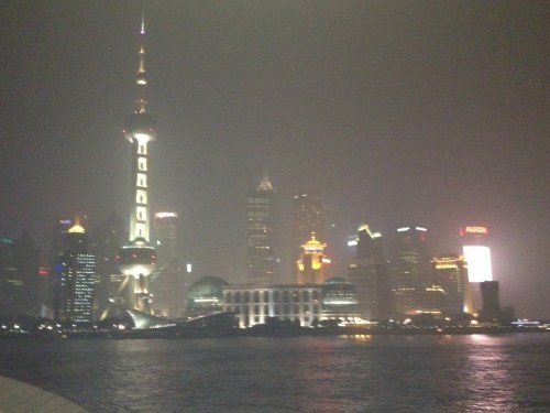 A smog covered skyline.