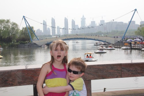One of the bridges over one of the lakes One of the bridges over one of the lakes