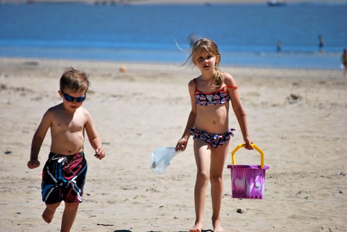 Chilling at the beach in Wales