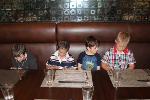 "Don't interrupt our games!"