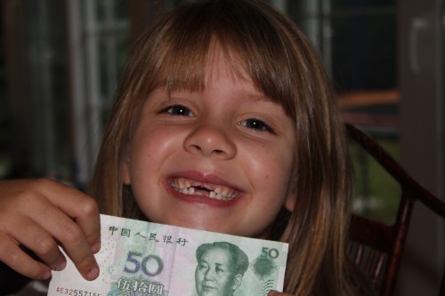 Toothless with Fairy Money!