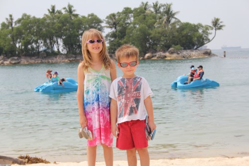 Checking out the beach by the hotel