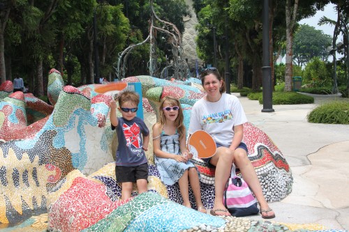 The kids loved this water sculpture