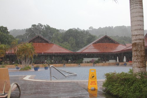 And down comes the rain.  2 hours later we are back to blue skies and sunshine!