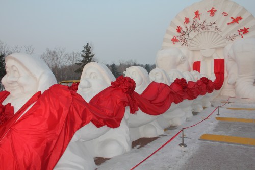 The first sculpture we saw was this one of the 7 dwarves.