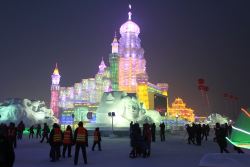 We took so many photos of the fantastic ice sculptures.  It is amazing what is built and how beautifully lit up they all are.  This was truly a fantastic experience.
