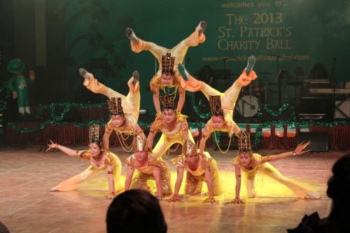 With acrobatics too.