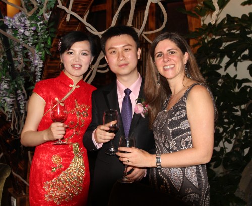 A gorgeous traditional Chinese wedding dress.