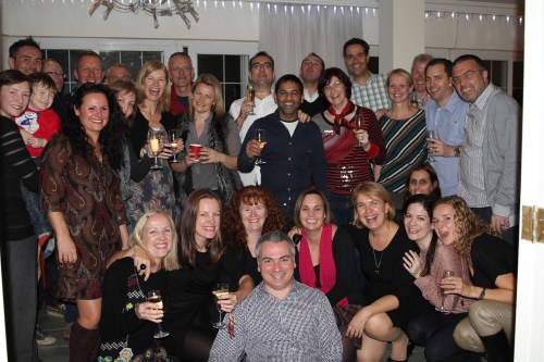 The Emerald (and Tiziano!) crew.  Celebrating Christmas a little early!