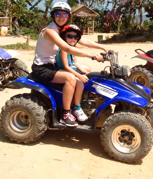 Oliver and I ready to go!