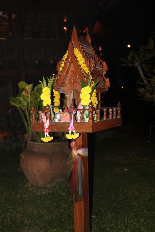 Offerings to the Gods all over the place!  