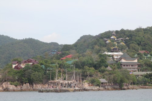 The wonderful coastline on our way back.