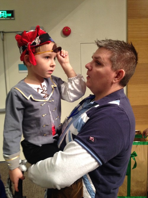 What is really under a Pirate's eye patch?  Oh - it is an eye!!