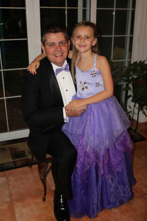 My handsome hubby and gorgeous girl.