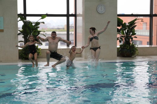 A large leap from all 4 - huge splash!