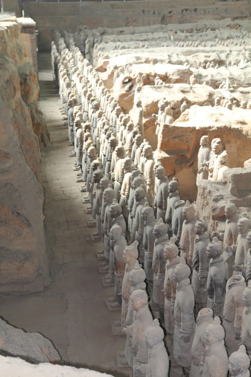 Although I had seen pictures of the Warriors, it does not prepare you for the scale and magnitude.