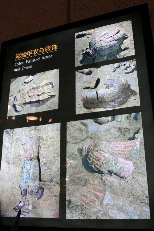 Information about the pigments and colours.