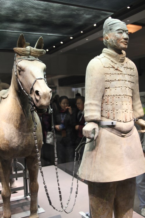 A Cavalryman with his horse.