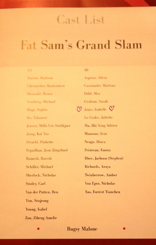 Isabelle's name in print!