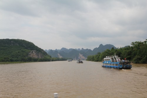 Follow the boats to Yangshuo......  Down the Yantze river.